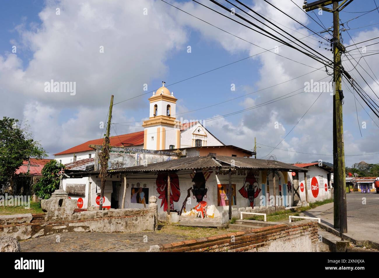 Village de Portobelo, province de Colon, République du Panama, Amérique centrale Copyright : GOUPIxCHRISTIAN 1382-234 Banque D'Images