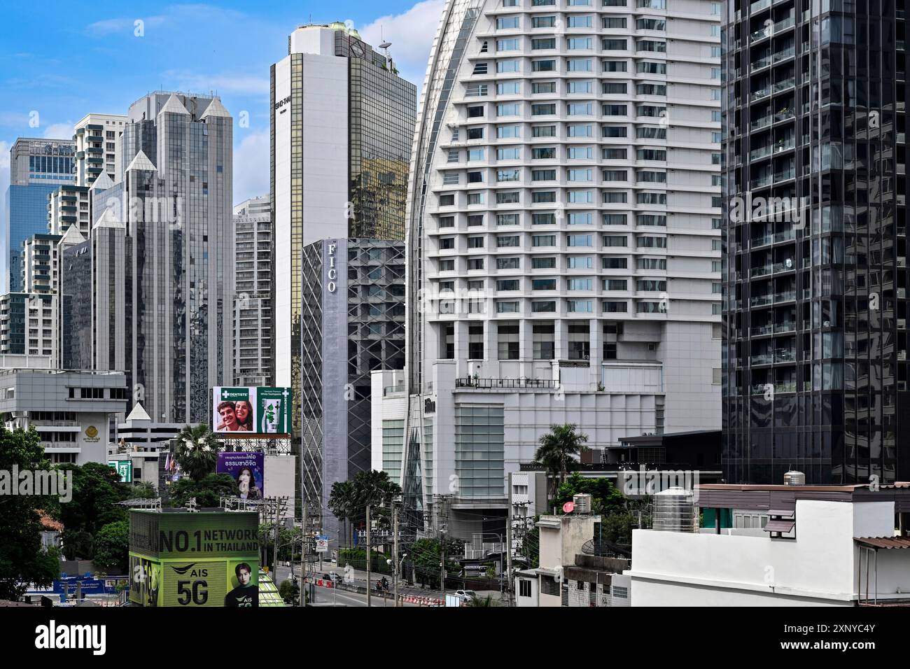 Gratte-ciel, Bangkok, Thaïlande Banque D'Images