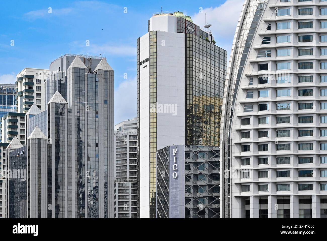 Gratte-ciel, Bangkok, Thaïlande Banque D'Images