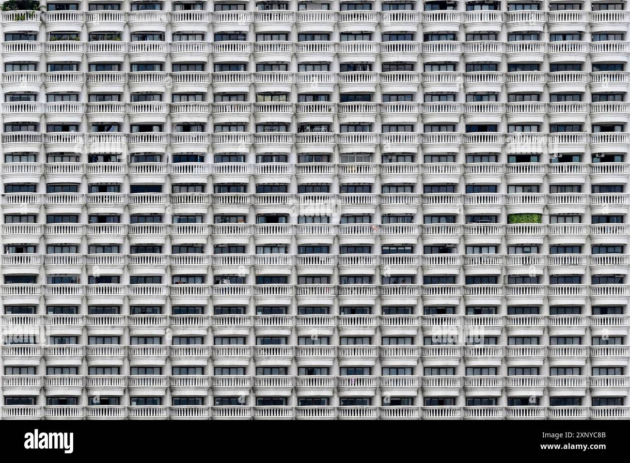Balcons de façade Banque D'Images