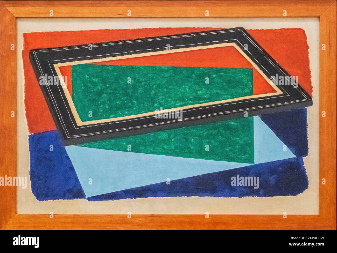 Josef Albers, Tierra verde, 1940, huile sur masonite, Bauhaus Banque D'Images