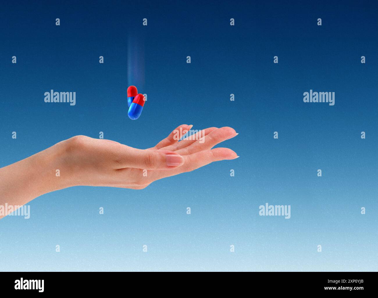 Traitement médical, illustration conceptuelle. Banque D'Images