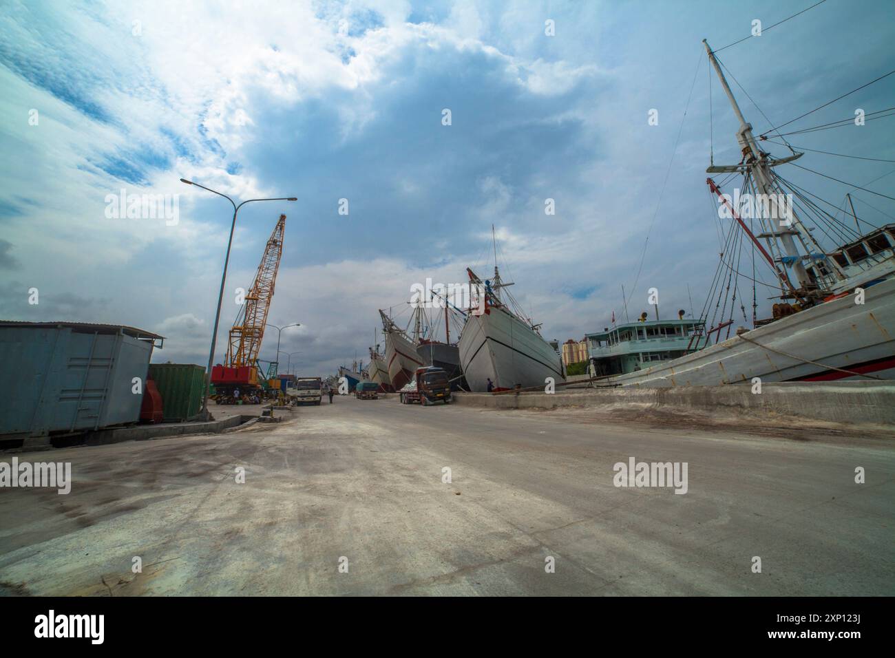 Port de Sunda Kelapa Indonésie Banque D'Images