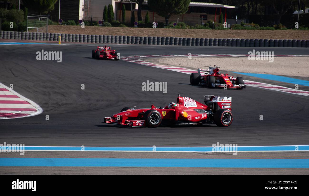 Ferrari Corse Clienti, circuit Paul Ricard, 2024 Banque D'Images