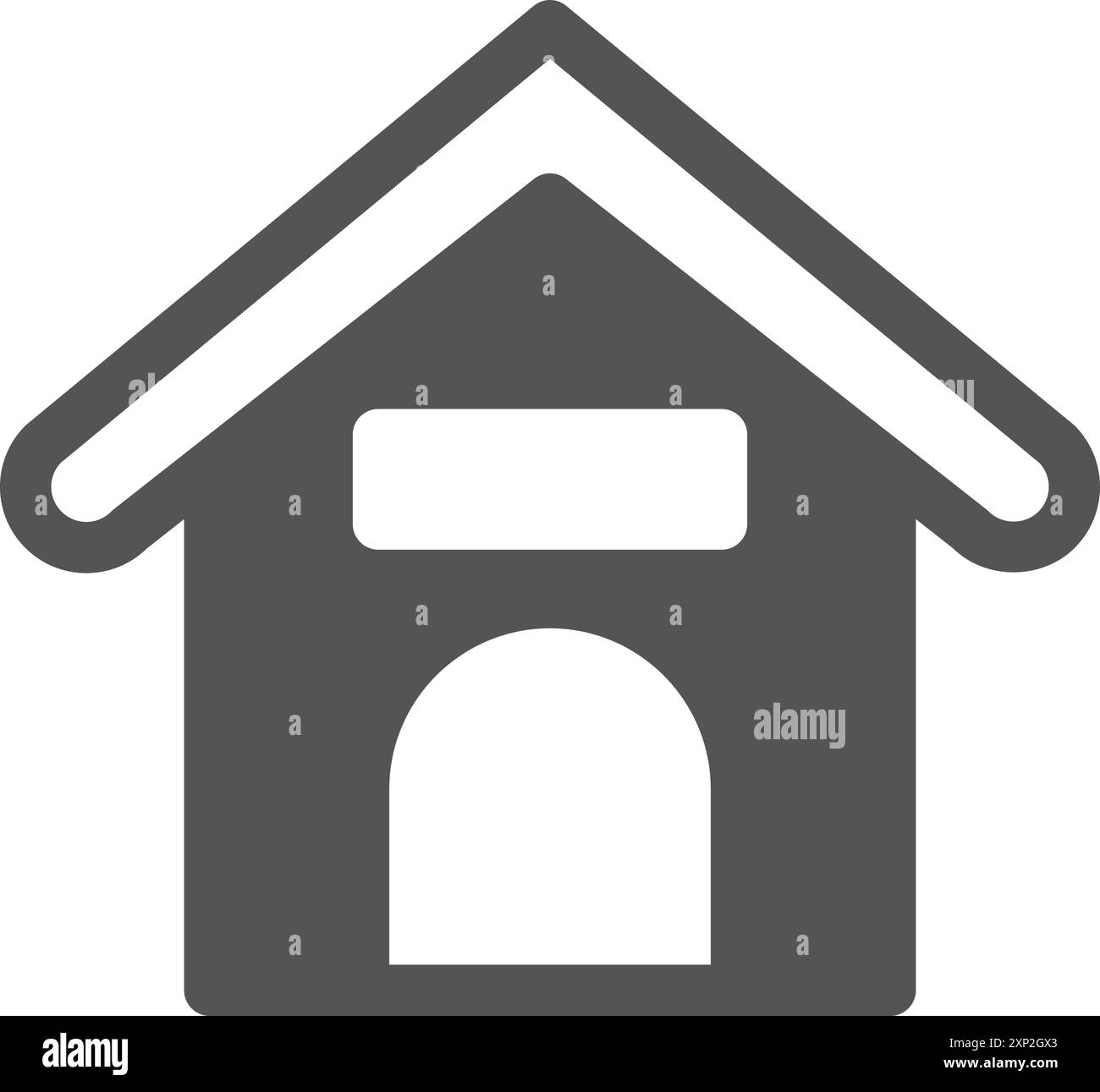 Icône noire de niche. Bâtiment pour animaux domestiques Illustration de Vecteur Icône noire de niche. Bâtiment pour animaux domestiques Illustration de Vecteur