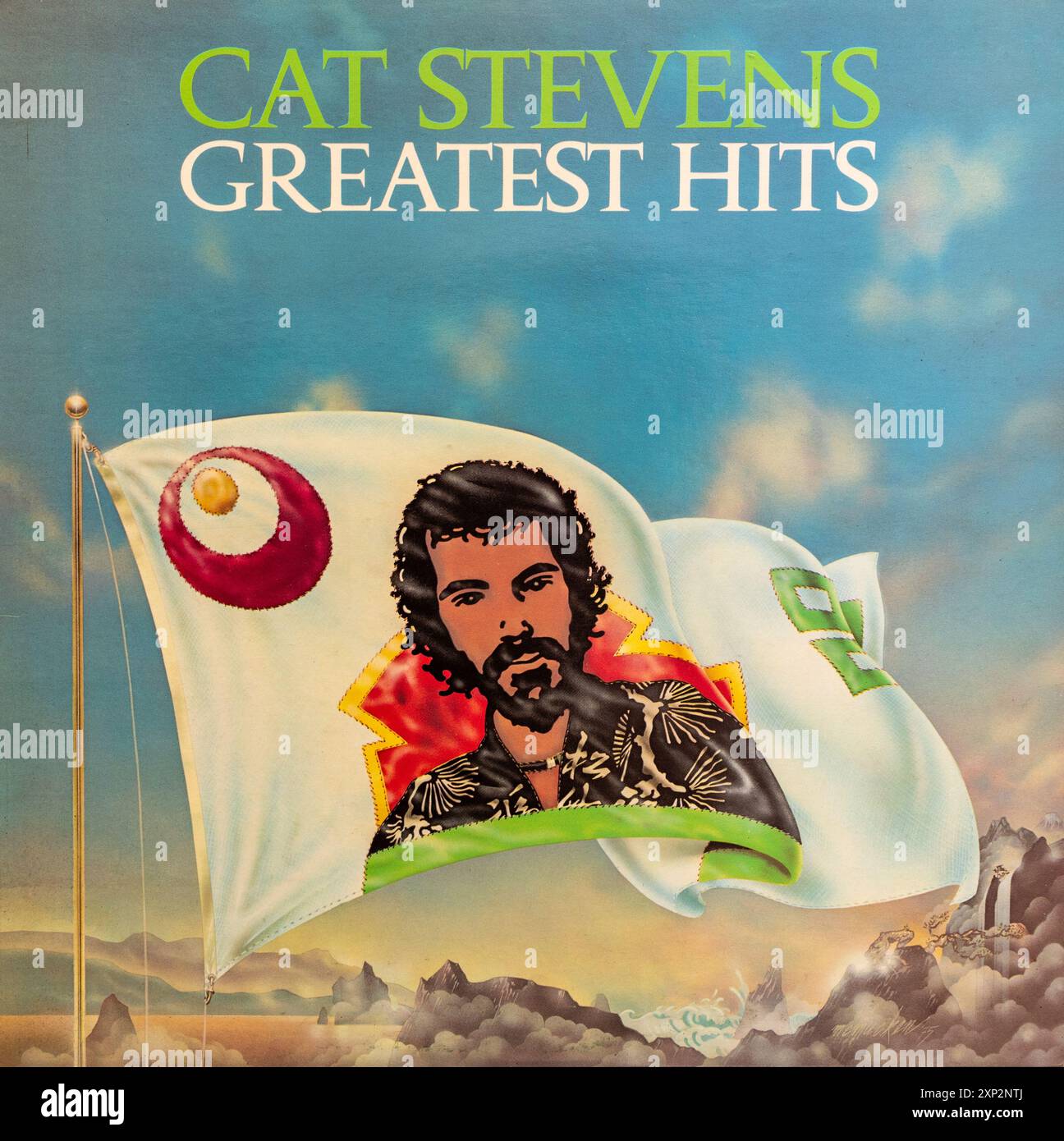 Cat Stevens Greatest Hits pochette d'album, pochette vinyle LP Banque D'Images