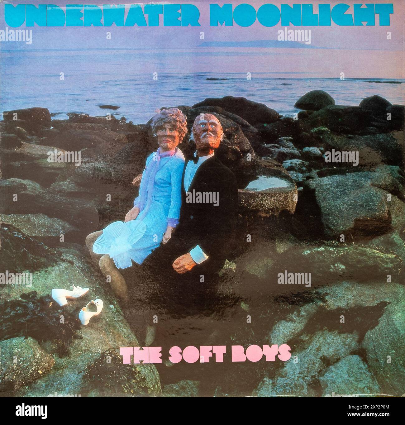 Underwater Moonlight album du groupe de rock anglais The Soft Boys, couverture vinyle LP Banque D'Images