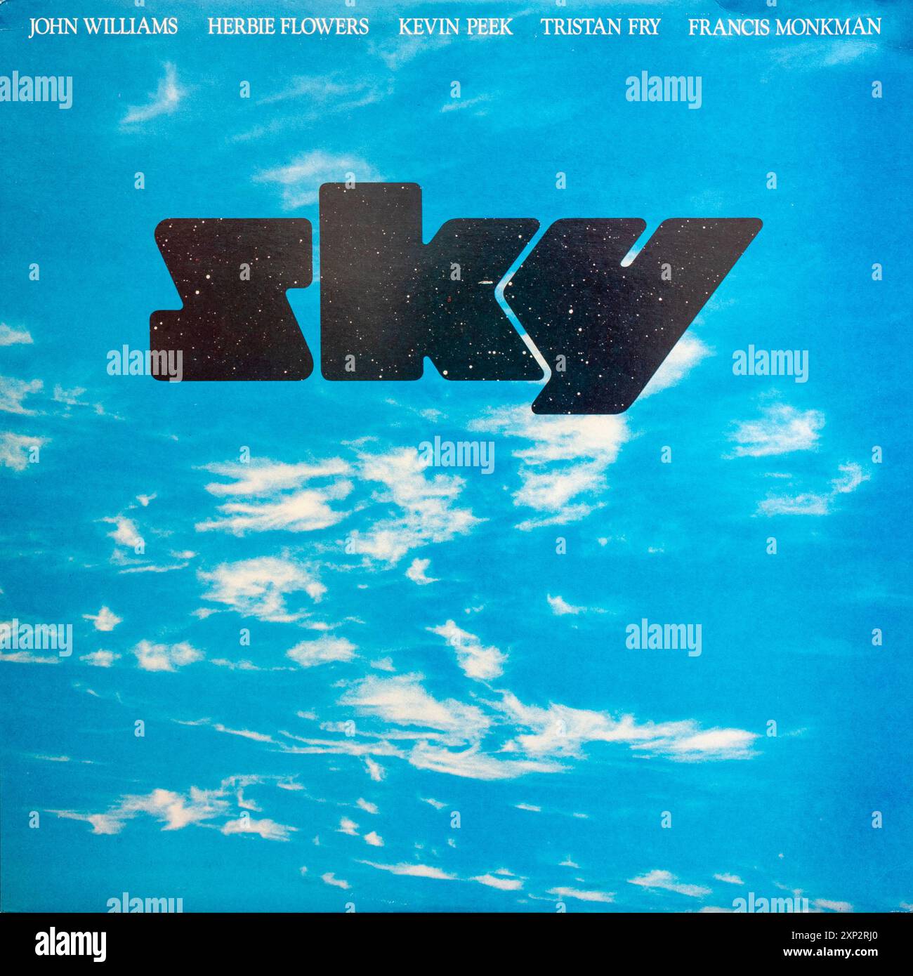 Sky, premier album du groupe de rock instrumental anglais australien Sky, couverture vinyle Banque D'Images