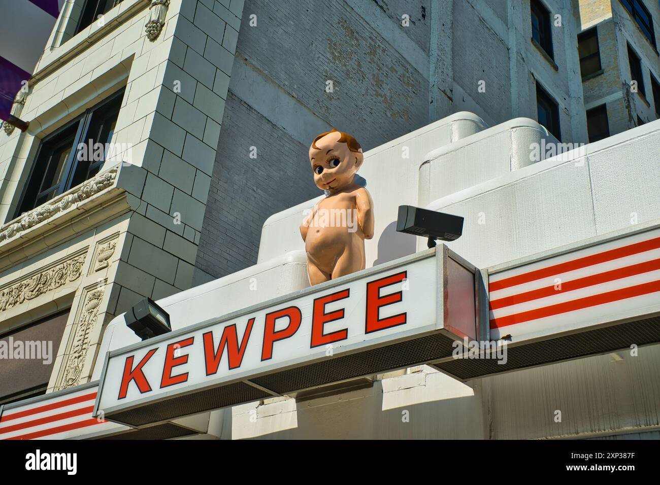 Kewpee hamburgers est la deuxième plus ancienne chaîne de restaurants fast-food à hamburger, fondée en 1923 Banque D'Images
