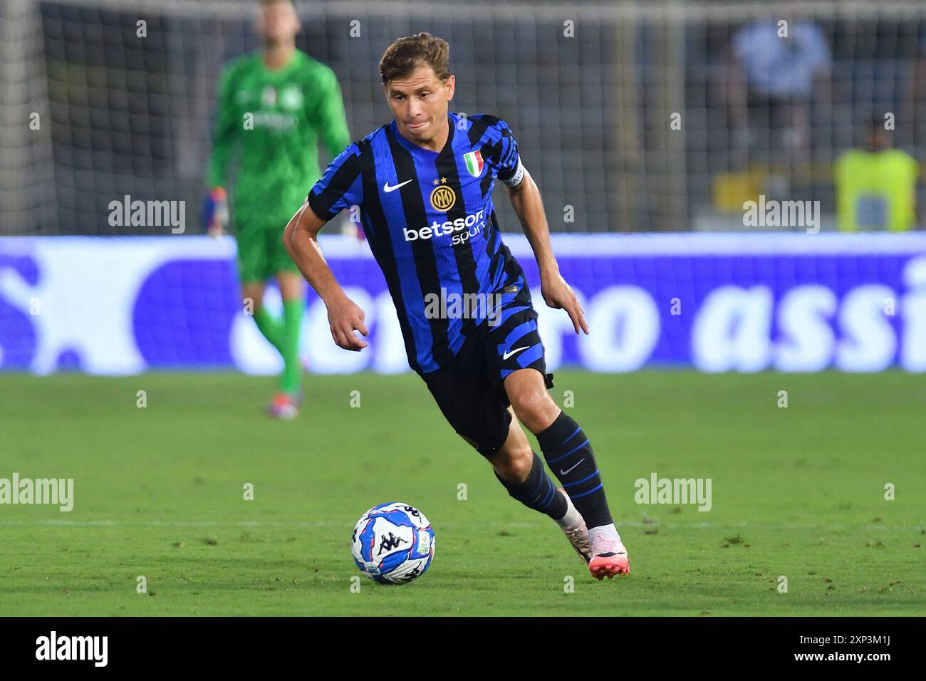 Nicolo' Barella (Inter) pendant Pise SC vs Inter - FC Internazionale, match amical de football à Pise, Italie, le 02 août 2024 Banque D'Images
