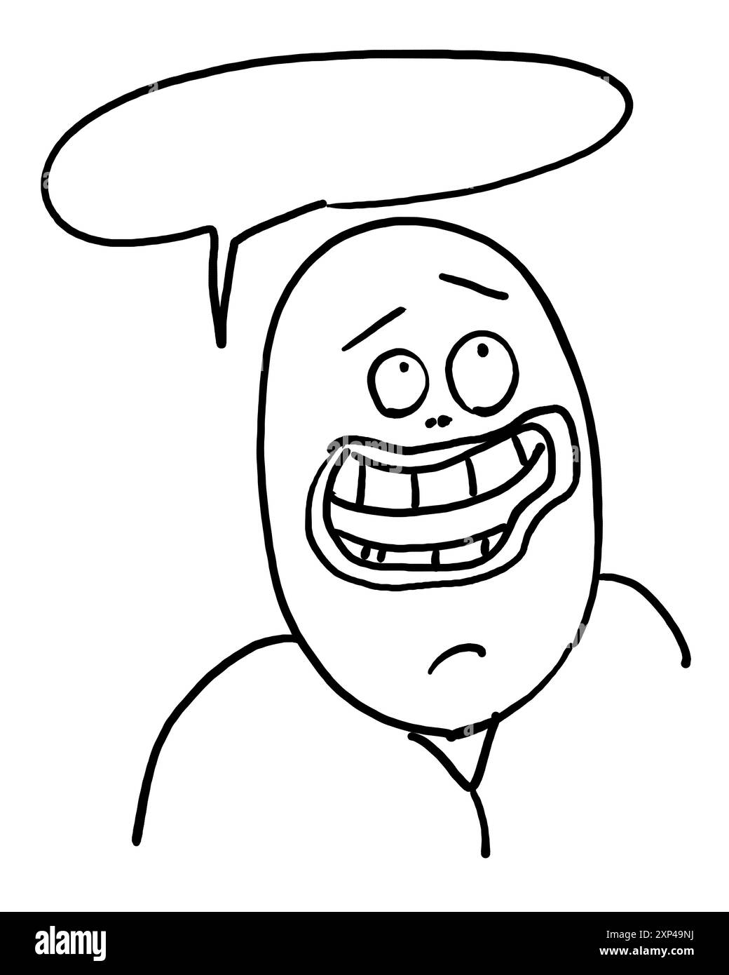 dessin drôle Banque D'Images
