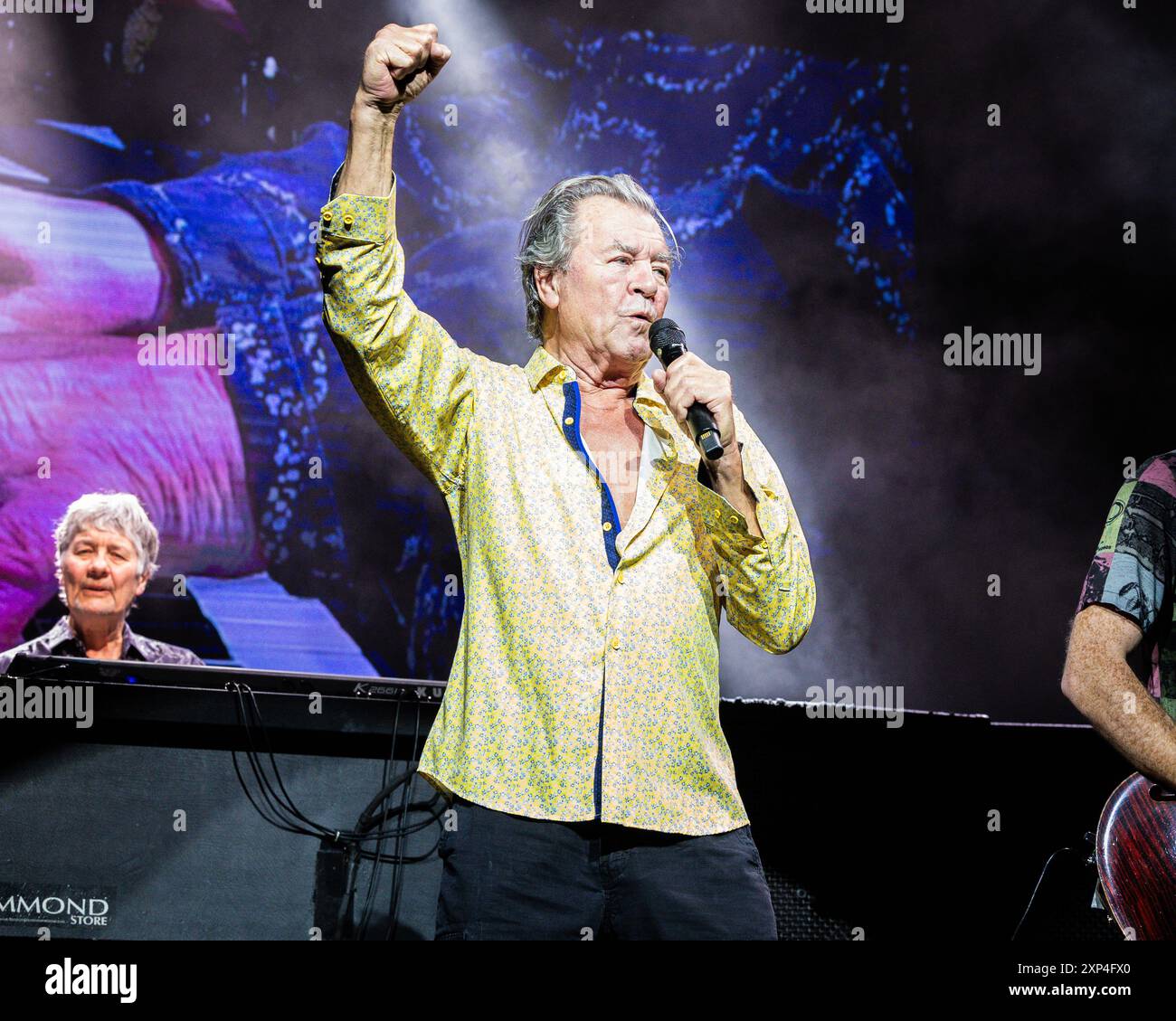 Ian Gillan de Deep Purple en concert en Norvège le 2 août 2024 Banque D'Images