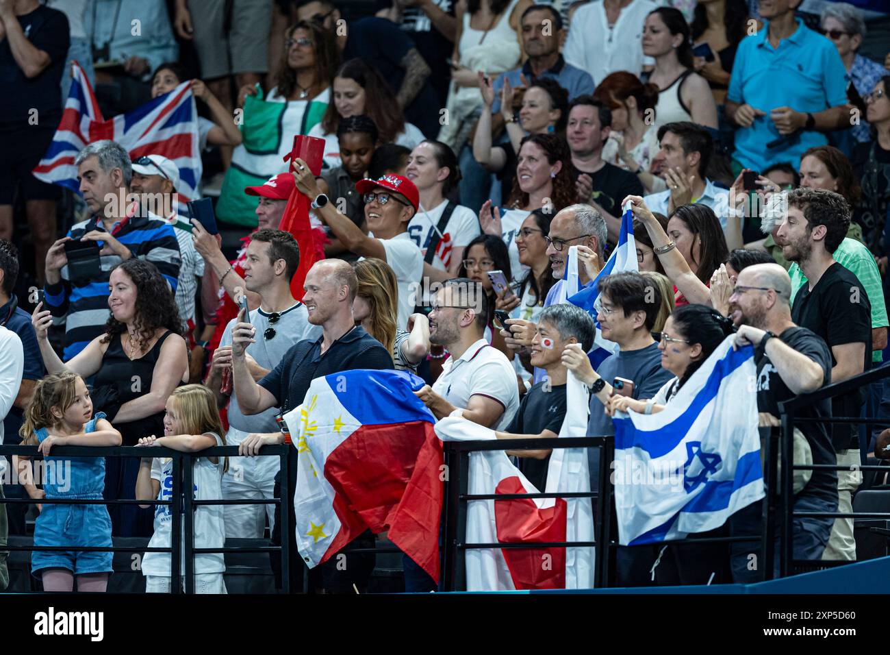 Paris, France. 03 août 2024. Jeux Olympiques, finale de l'exercice de gymnastique artistique masculin au stade Bercy. Crédit : ABEL F. ROS crédit : ABEL F. ROS/Alamy Live News Banque D'Images