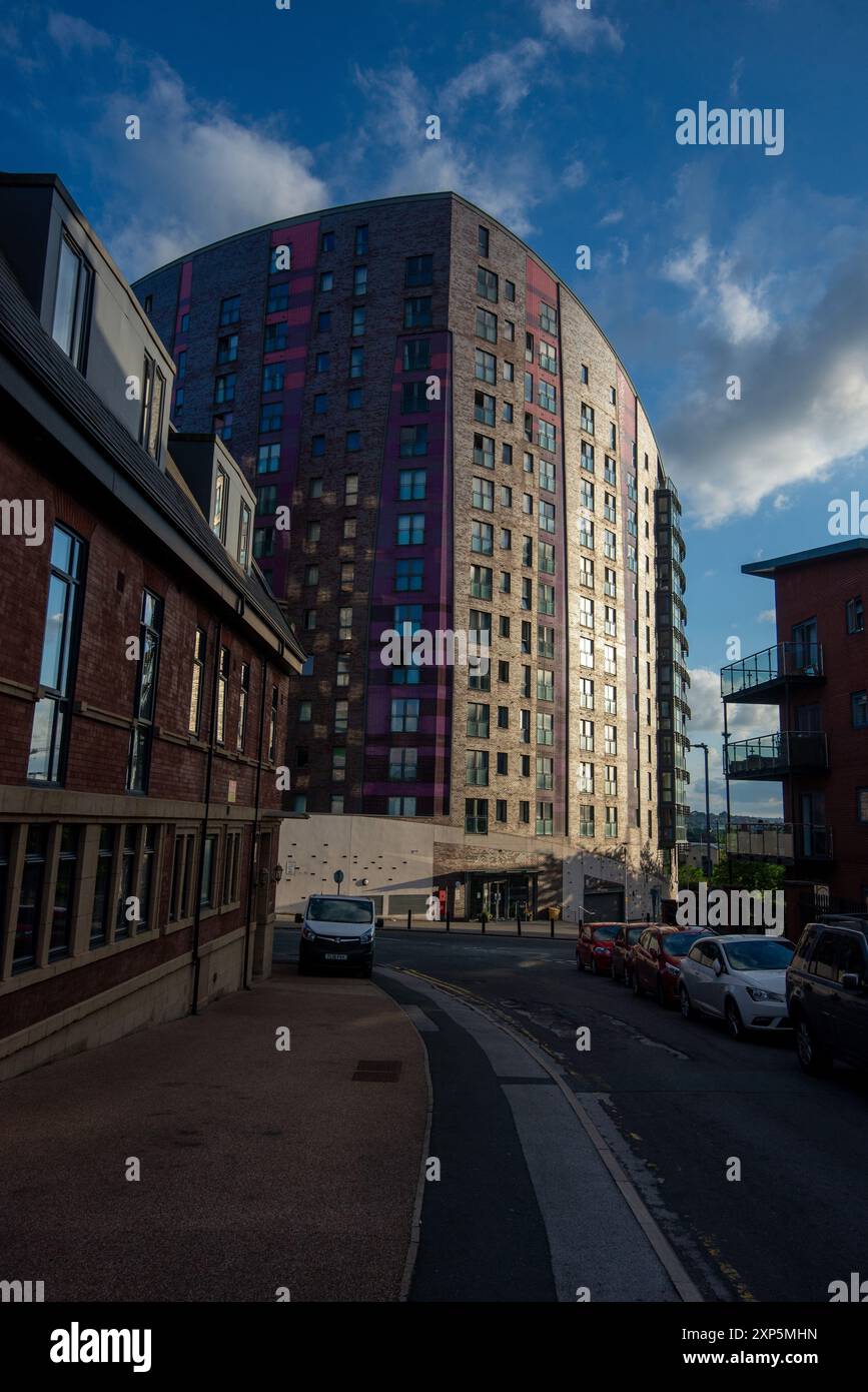 ECHO Central One vue depuis Ellerby Lane, Leeds, West Yorkshire, Angleterre, Royaume-Uni Banque D'Images