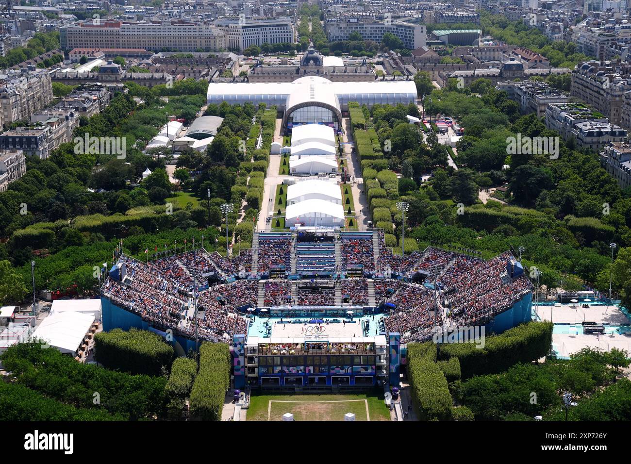 FDC JO 2024 - Olympia Grèce / Paris Tour Eiffel (Beach Volley) - T1