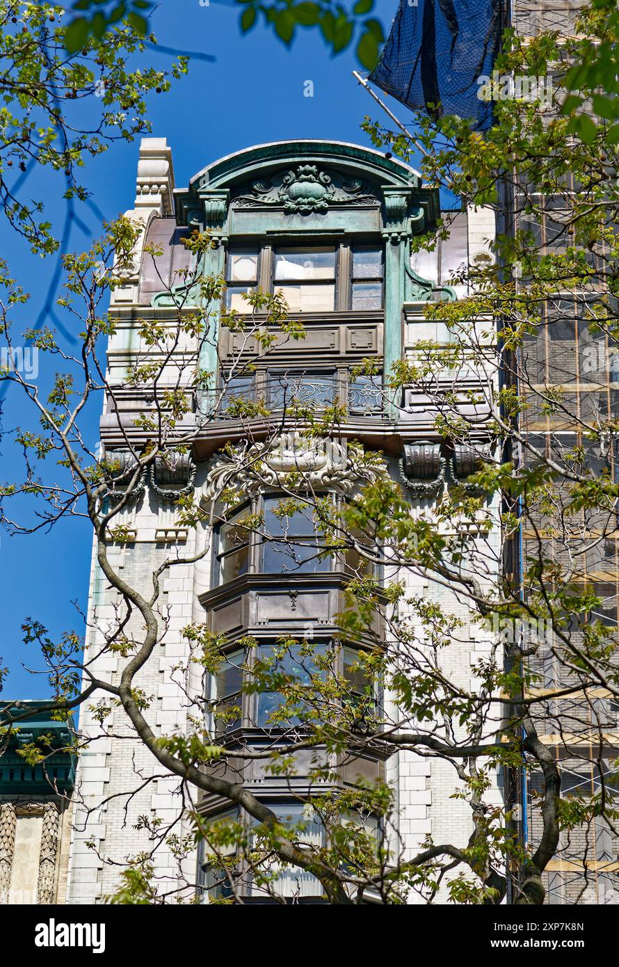 Le 210 Fifth Avenue est un immeuble loft (alias 1132 Broadway) dans le quartier historique nord de Madison Square. Banque D'Images