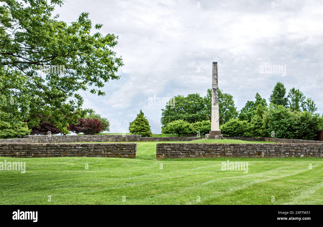 Soldat Retreat, major Robert Anderson, commandant de ft. Sumter au début de la guerre civile, guerre née en 1805 sur cette propriété Banque D'Images