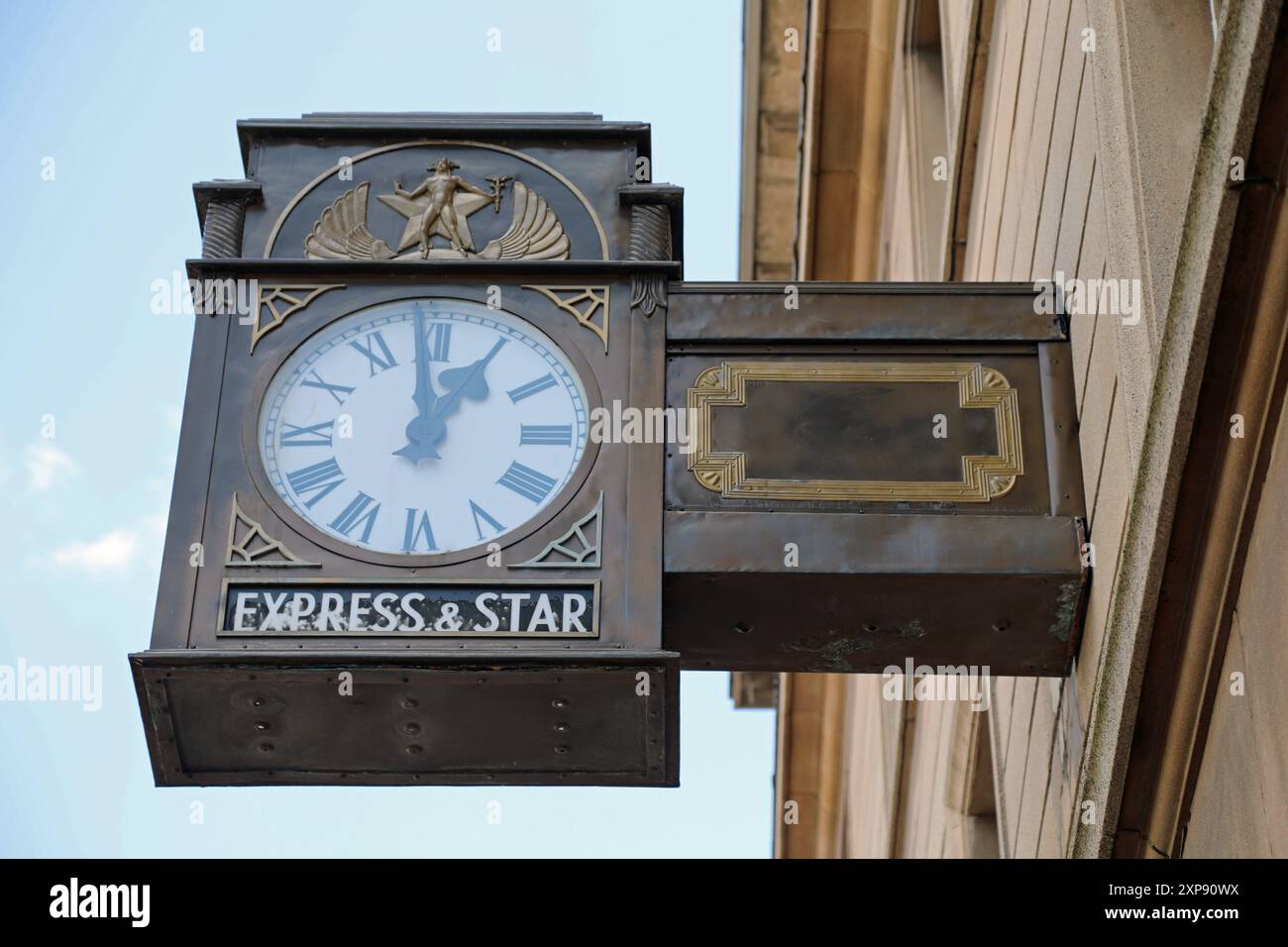 Empress et Star Clock à Wolverhampton Banque D'Images