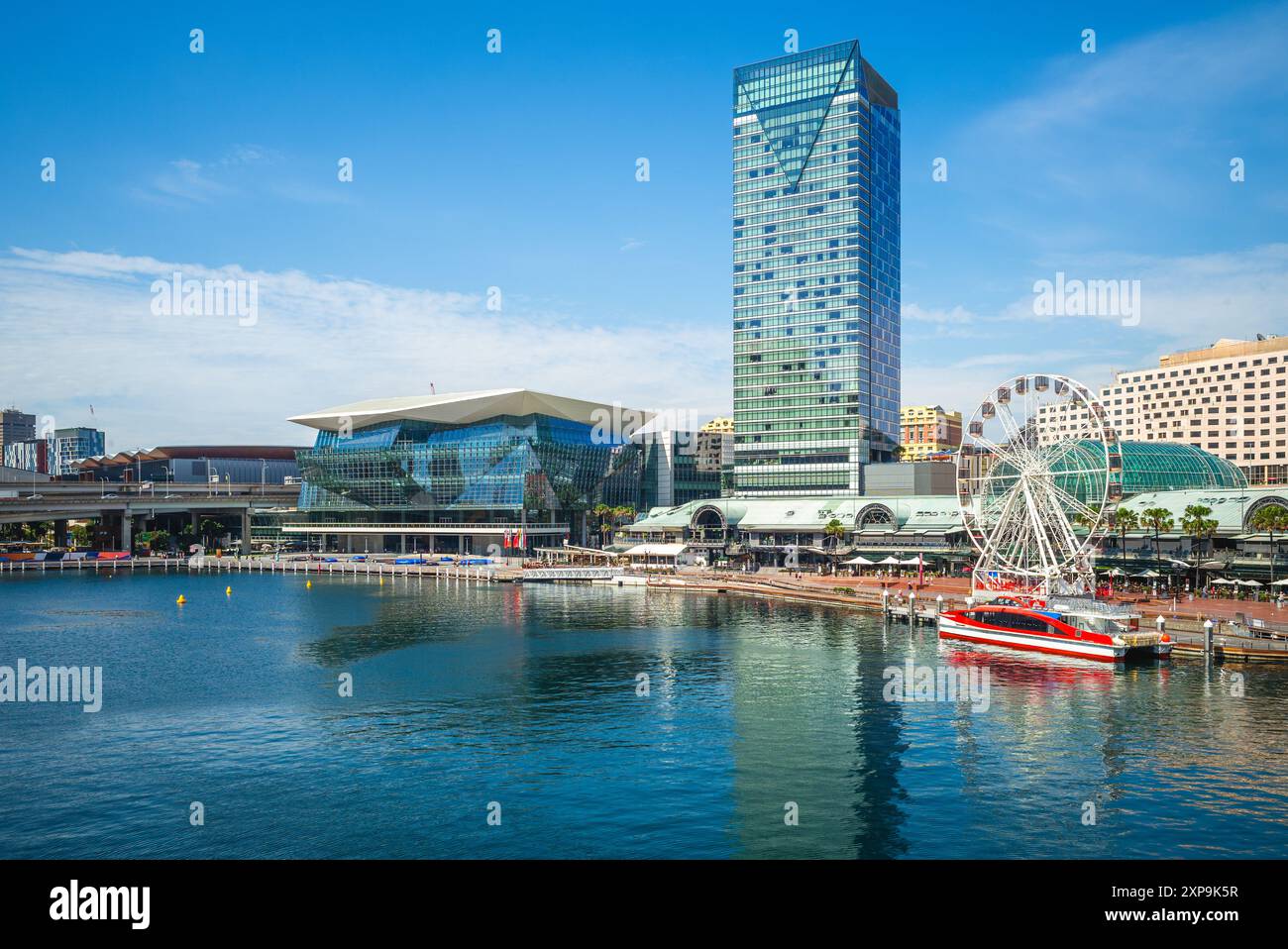 Paysage de Darling Harbor situé à Sydney, Nouvelle-Galles du Sud, Australie Banque D'Images