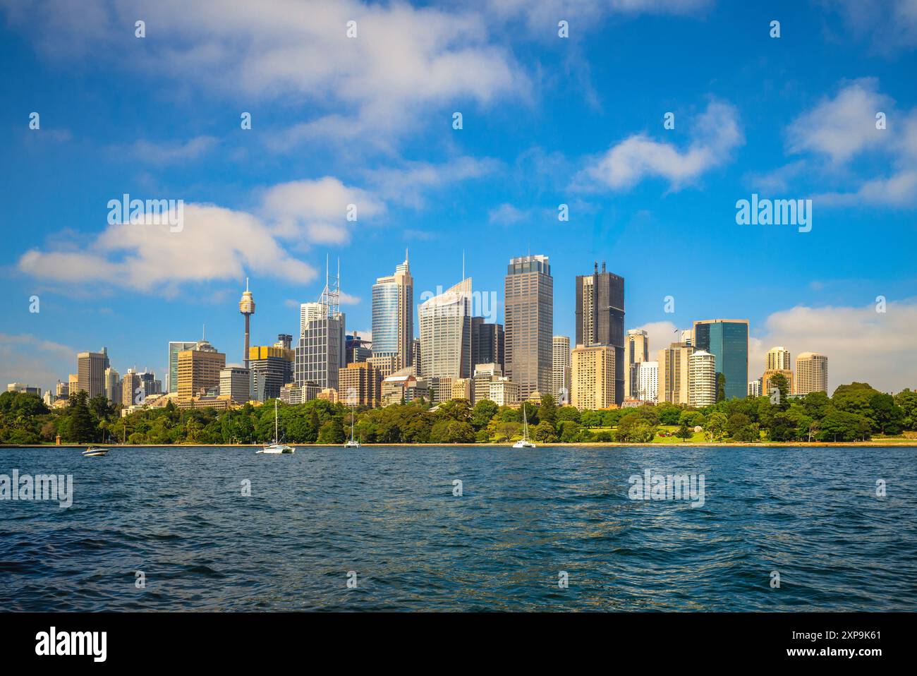 Paysage du quartier central des affaires de Sydney situé en Nouvelle-Galles du Sud, Australie Banque D'Images
