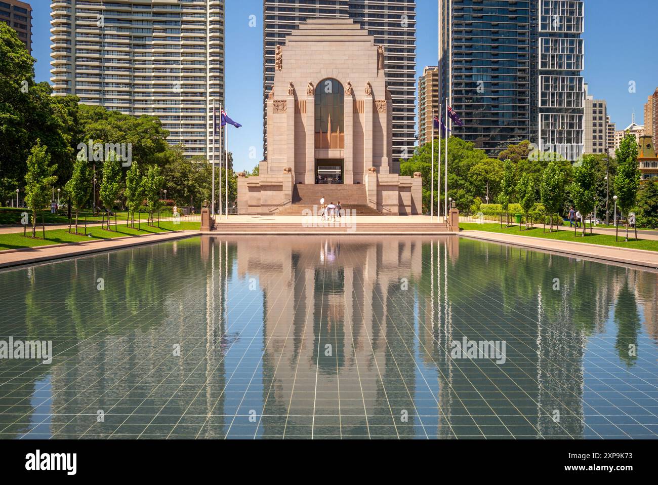 5 janvier 2019 : LE mémorial DE guerre D'ANZAC, également appelé Hyde Park Memorial, est un monument commémoratif de guerre classé au patrimoine mondial de l'UNESCO situé à Hyde Park, à sydney, dans le Nouveau-Sud-Ouest Banque D'Images