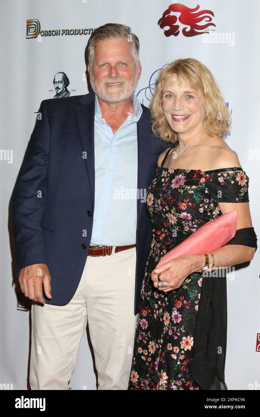 CA. 02 août 2024. Robert Newman, Harley Jane Kozak aux arrivées pour la réunion du 40e anniversaire de SANTA BARBARA, The Colony Theatre Company, Burbank, CA, 2 août 2024. Crédit : Priscilla Grant/Everett Collection/Alamy Live News Banque D'Images