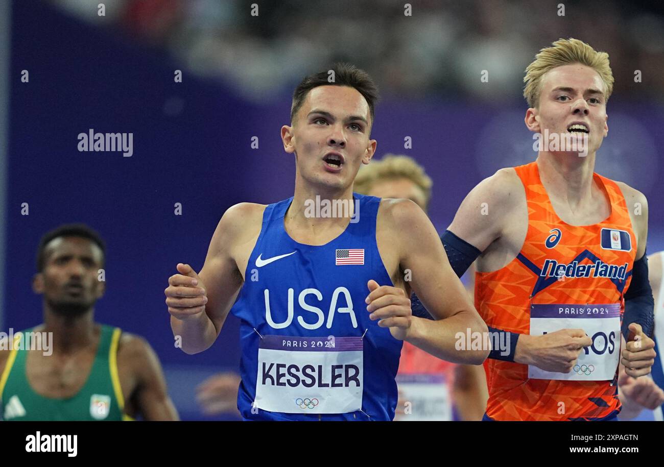 Paris, France. 4 août 2024. Participe à la finale du 1500 m masculin le 9e jour. Ulrik Pedersen/Alamy Banque D'Images