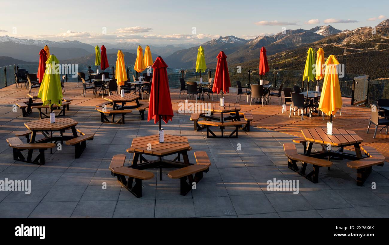 Station de ski de Whistler Blackcomb, en Colombie-Britannique, Canada Banque D'Images