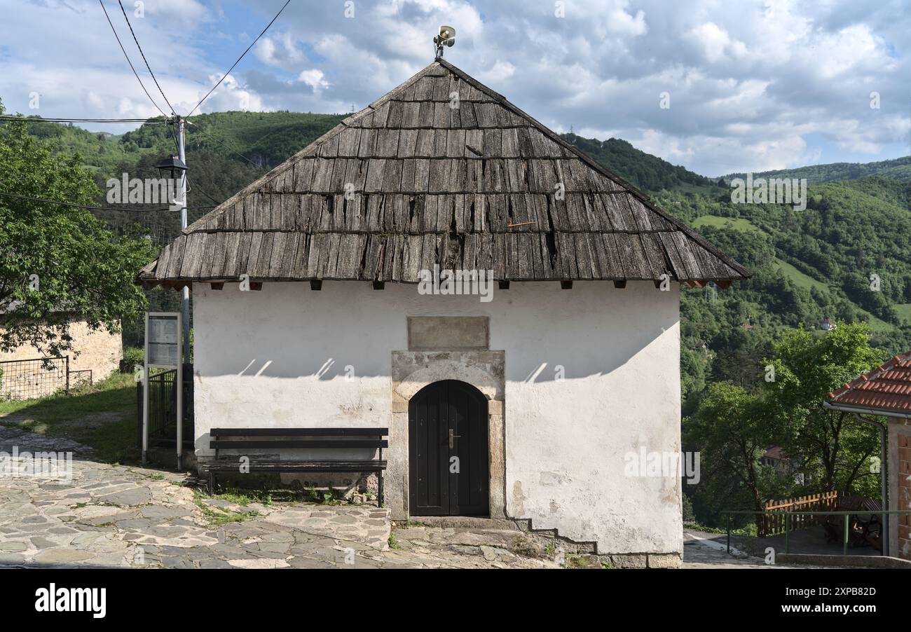 Jajce, Bosnie-Herzégovine – mai 2023 : Dizdareva džamija / Ženska džamija (Mosquée des femmes). Banque D'Images