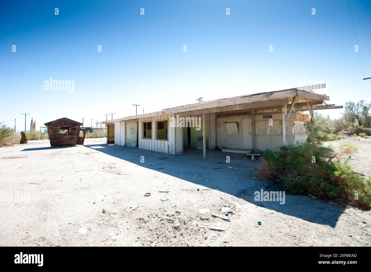 La mer de Salton, Californie, États-Unis Banque D'Images
