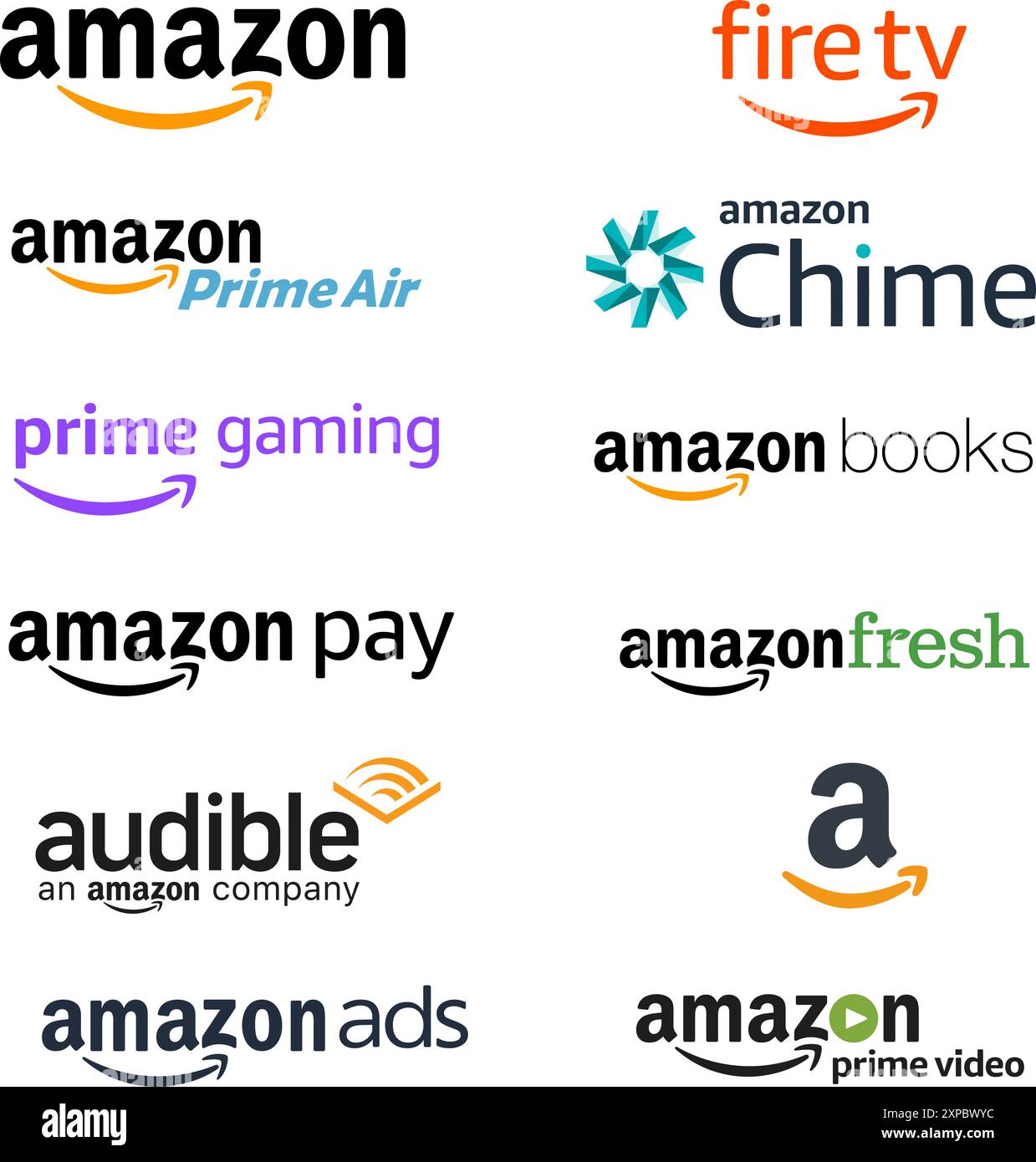 Amazon Related Amazon warehouse Banque d'images vectorielles - Alamy