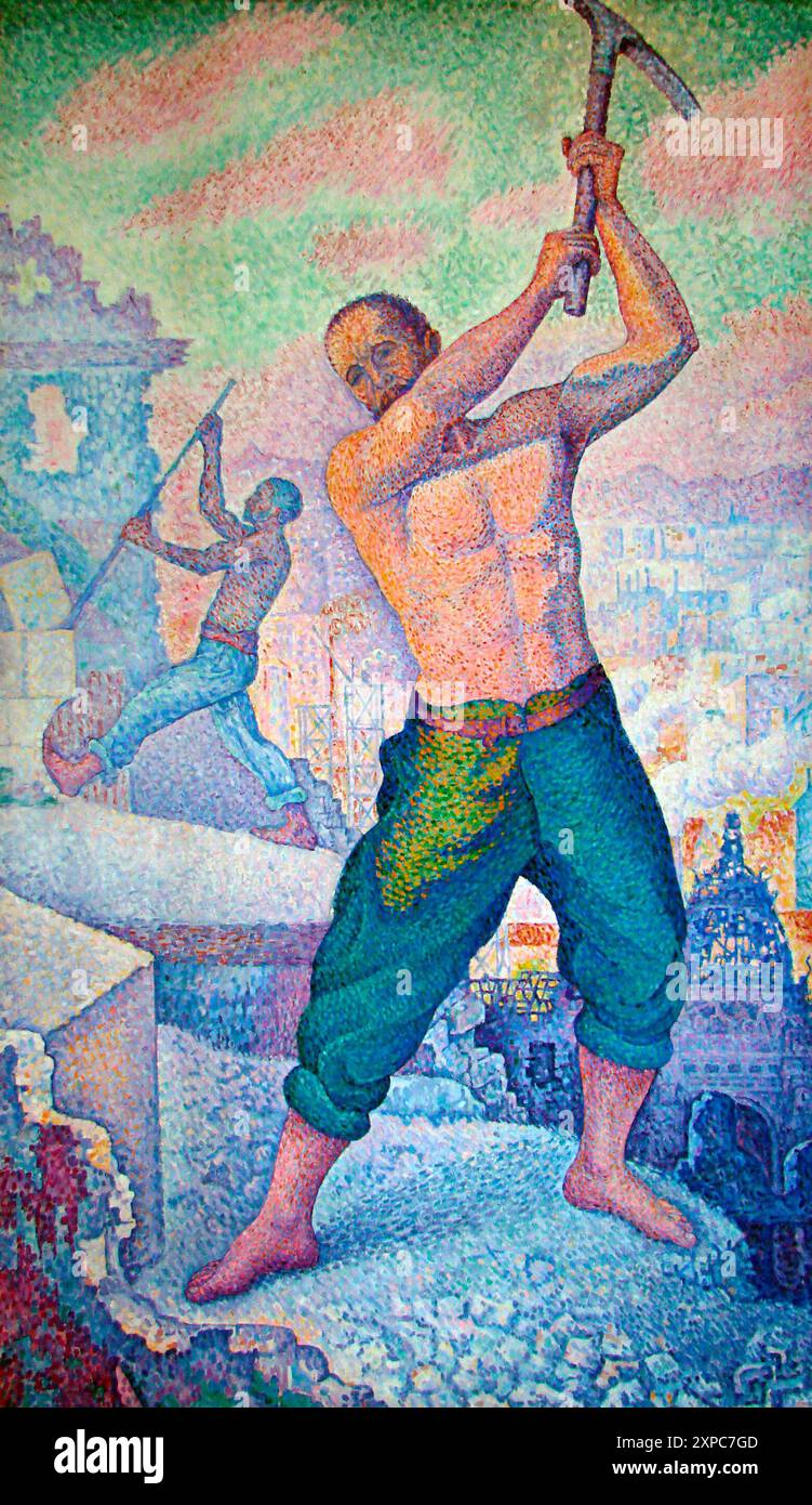 Le démolisseur - Paul Signac, vers 1898 Banque D'Images