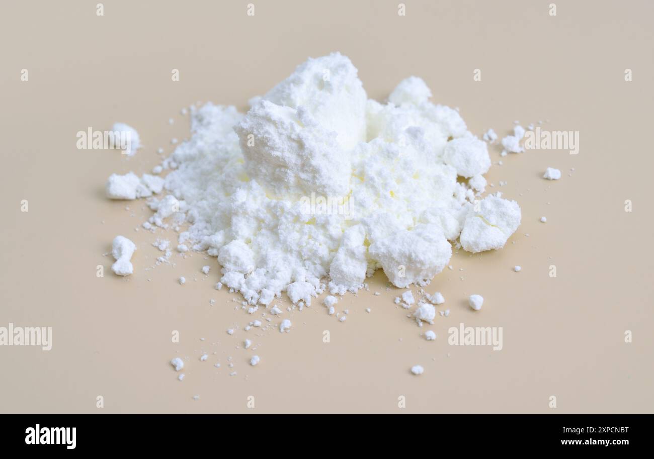 Le lactose, ou sucre de lait, est un disaccharide composé de galactose et de glucose et dont la formule moléculaire est C12H22O11 Banque D'Images