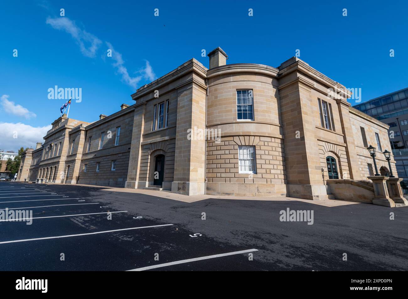 Le Parlement de Tasmanie est la législature bicamérale de l'État australien de Tasmanie. Il suit un Parlement dérivé de Westminster Banque D'Images