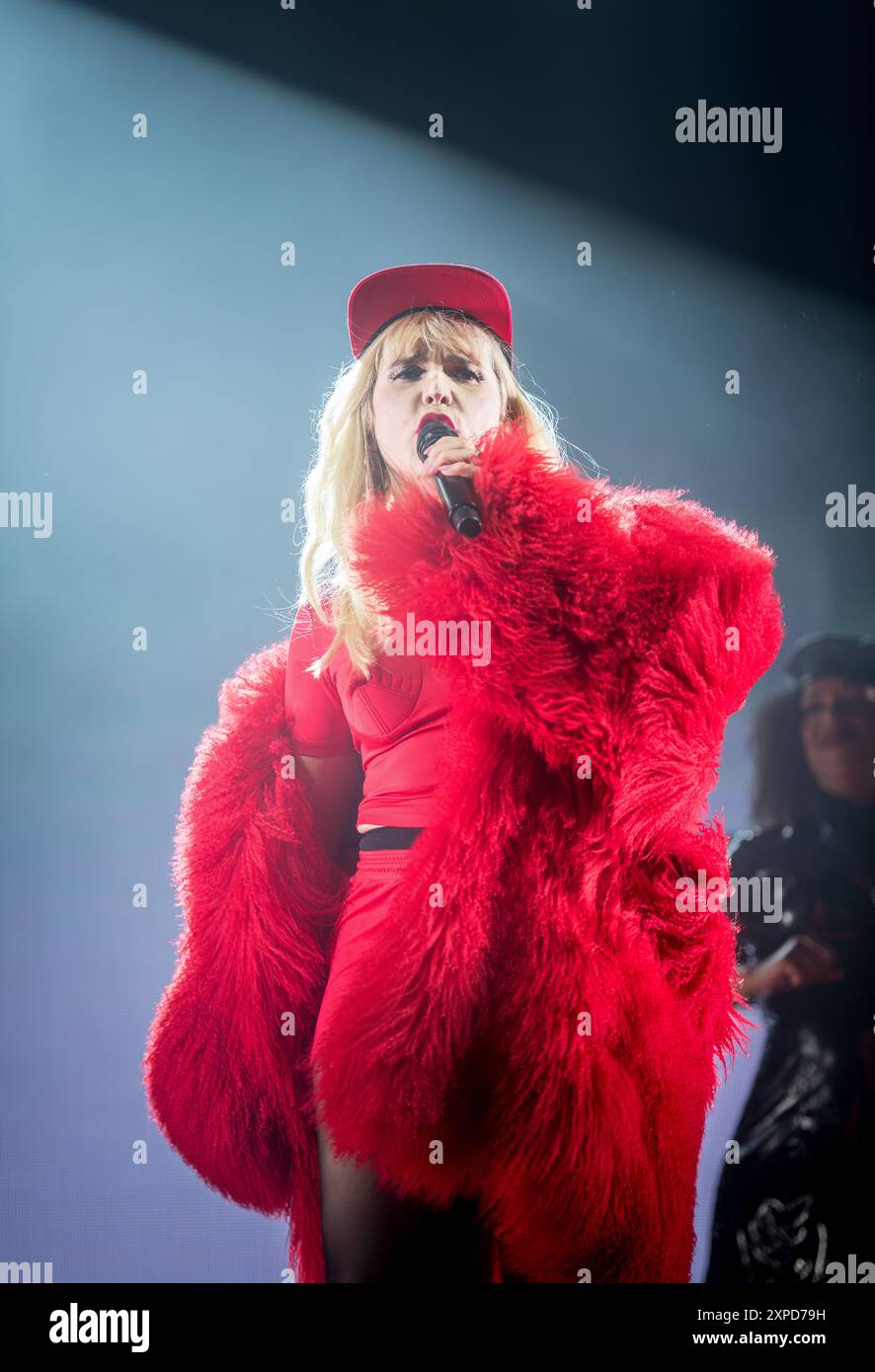 Paloma Faith en tête d'affiche sur la scène principale du Camp Bestival 2024, Paloma Faith est une chanteuse britannique, auteur-compositeur et actrice connue pour son di Banque D'Images