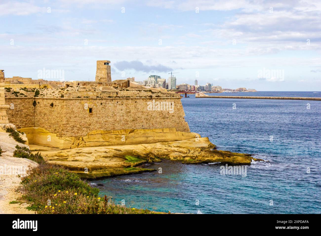 la côte de la mer méditerranée Banque D'Images