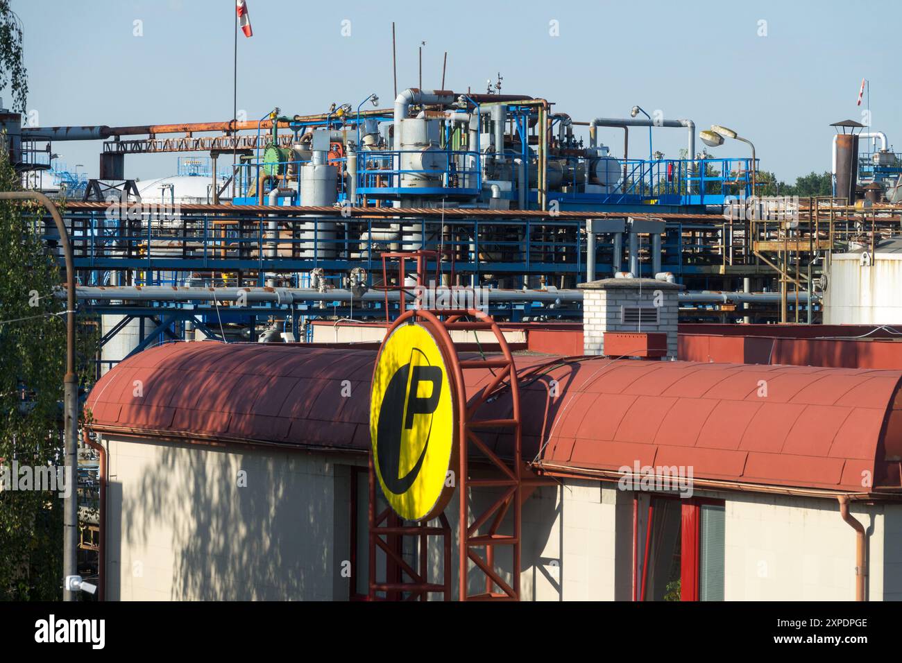 Paramo République tchèque raffineries de pétrole minéral Banque D'Images