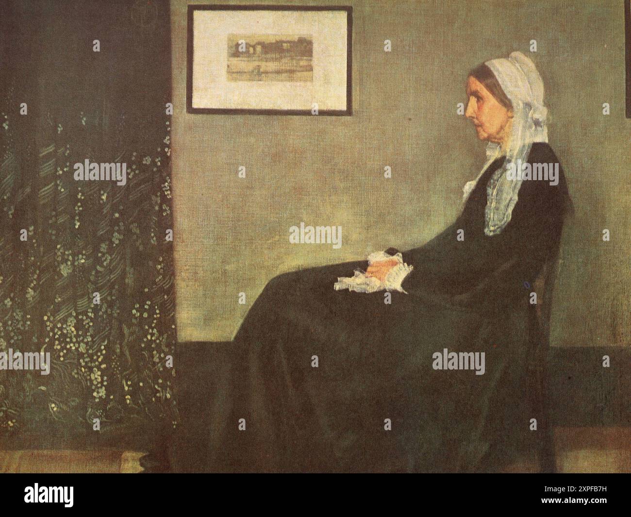 Gemälde von James Abbott McNeill Whistler * 11. Juillet 1834 à Lowell, Massachusetts 17. Juillet 1903 à Chelsea, Londres, US-amerikanischer Maler, Porträt Banque D'Images