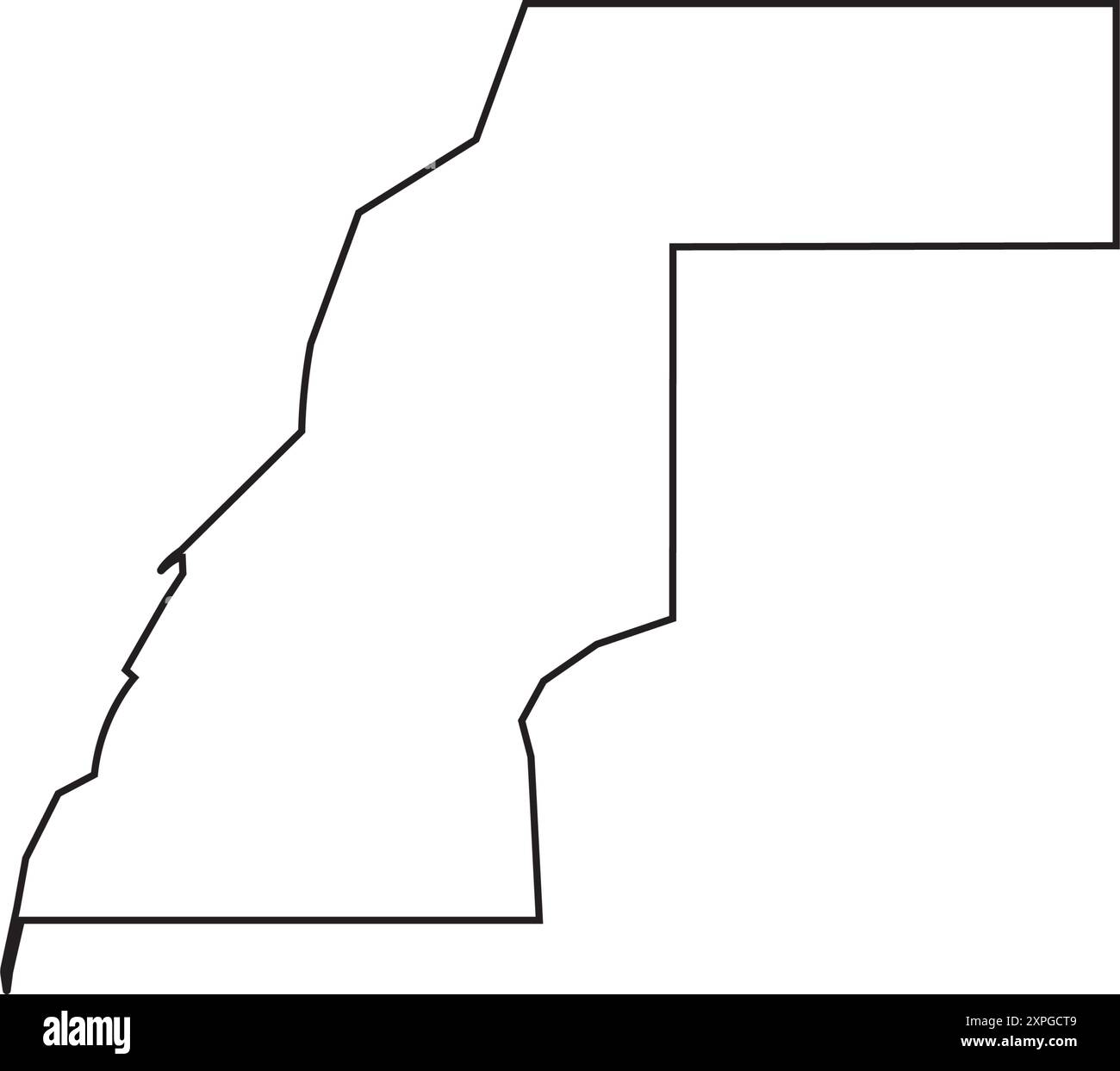 Icône de carte du Sahara occidental illustration élément conception Illustration de Vecteur