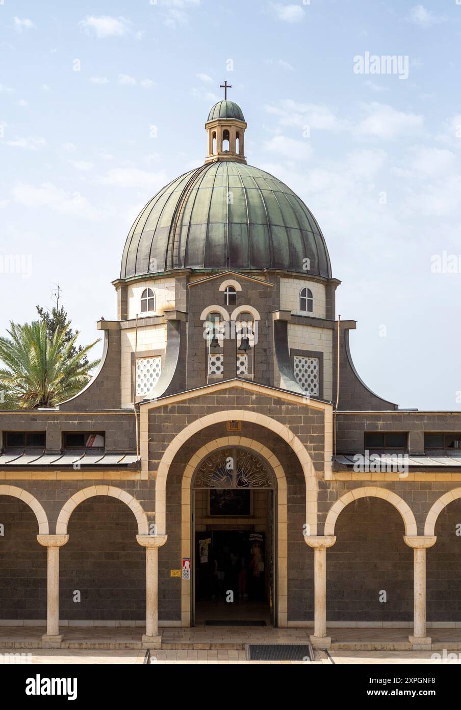 Israël, Tabgha, Kirche der Seligpreisungen, 1936 bis 1938 nach Plänen von Antonio Barluzzi erbaut Banque D'Images