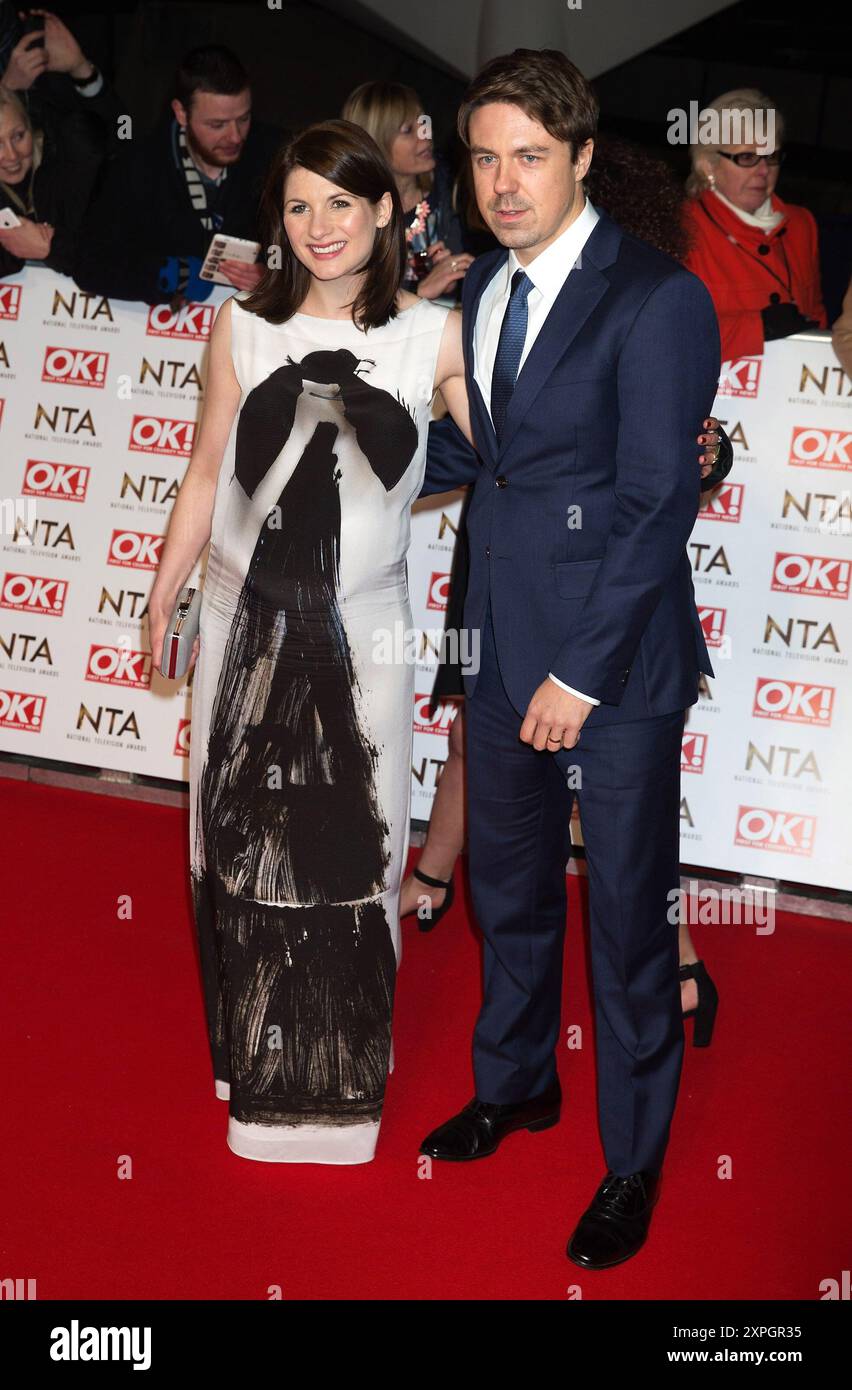 Londres, Royaume-Uni. 21 janvier 2015. Jodie Whittaker assiste aux National Television Awards Red Carpet Arrivals à l'O2 Arena le 21 janvier 2015 à Londres, Angleterre, Royaume-Uni. Crédit : S.A. / Alamy Live News Banque D'Images