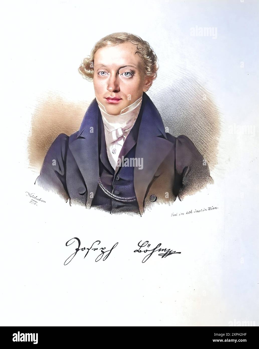 Joseph Michael Böhm (né le 4 mars 1795[1] à Pest, mort le 28 mars 1876 à Vienne) est un violoniste et compositeur autrichien, il a été l'un des plus importants professeurs de violon du 19ème siècle et est considéré comme le fondateur de l'école de violon viennoise, historique, reproduction restaurée numériquement d'un original du XIXe siècle, date d'enregistrement non indiquée / , Joseph Michael Böhm (geb. 4. März 1795[1] dans Pest, GEST. 28. März 1876 in Wien) War ein österreichischer violinist und Komponist, er gehörte zu den wichtigsten Violinpädagogen des 19. Jahrhunderts und Gilt als Begründer der Wiener Violinschule, H. Banque D'Images