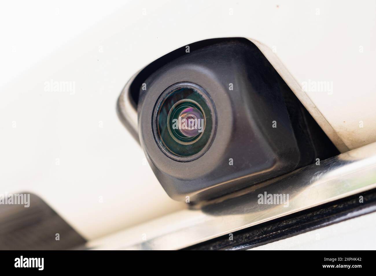 caméra de recul de voiture gros plan pour l'aide au stationnement Banque D'Images