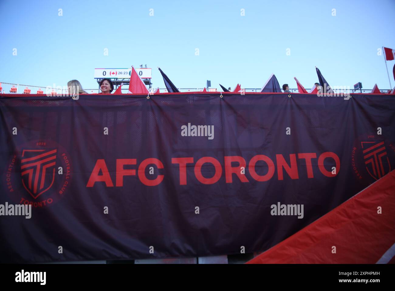 Toronto, Ontario, Canada, 4 juin 2024, match amical international entre l’équipe nationale féminine du Canada et l’équipe nationale féminine du Mexique au BMO Field Banque D'Images