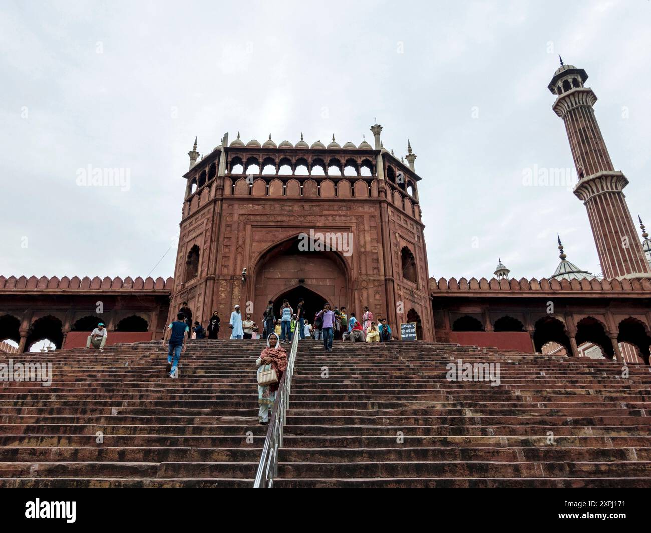 Mosquée Jama Masjid à Delhi/Inde Banque D'Images