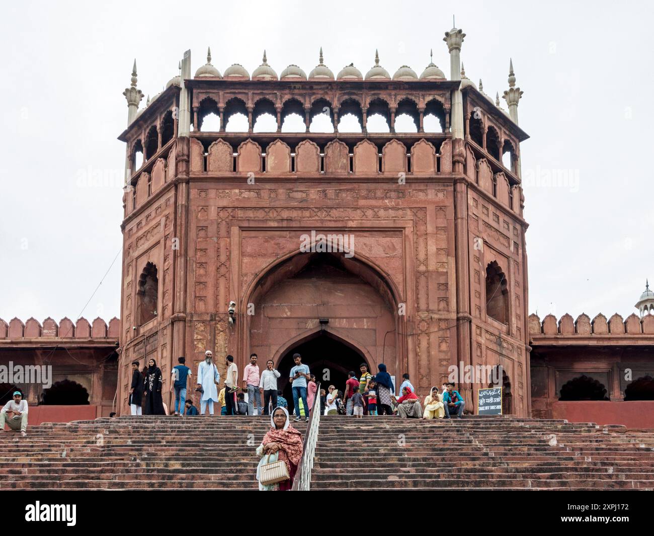 Mosquée Jama Masjid à Delhi/Inde Banque D'Images