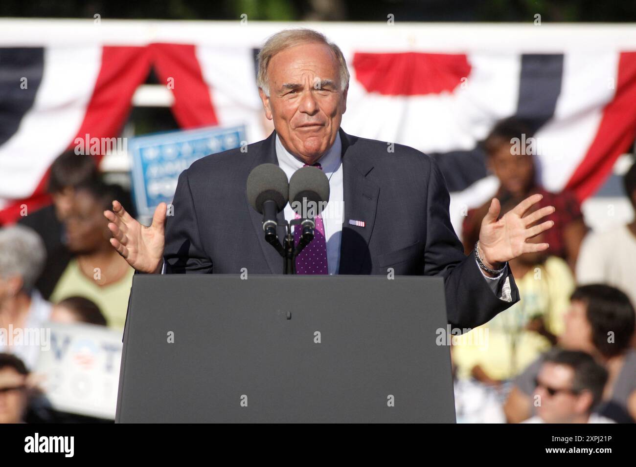 PA Govenor Ed Rendell photographié lors du rassemblement de l'Amérique en mouvement à Germantown, Pa le 10 octobre 2010 Credit: Scott Weiner/MediaPunch Banque D'Images