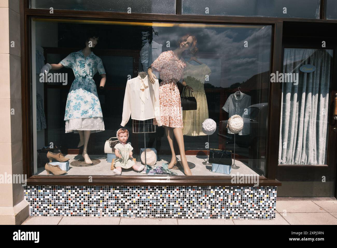 Vue du Black Country Living Museum, un musée qui recrée le mode de vie entre 1940 et 1960, à Birmingham le 6 août 2024 Royaume-Uni Banque D'Images