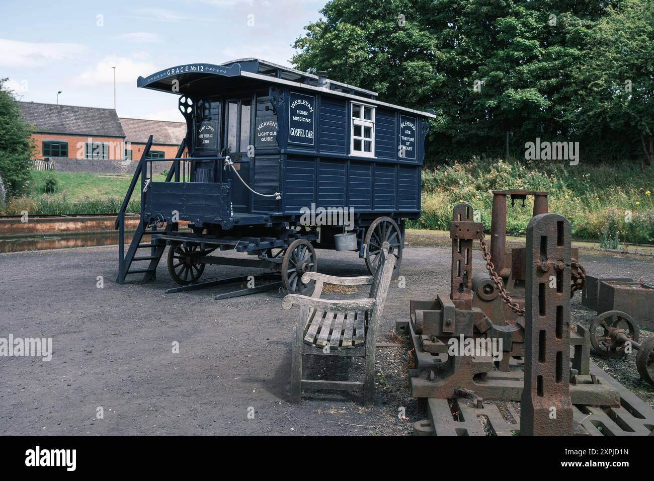 Madrid, Espagne. 06 août 2024. Vue du Black Country Living Museum, un musée qui recrée le mode de vie entre 1940 et 1960, à Birmingham le 6 août 2024 Royaume-Uni crédit : Sipa USA/Alamy Live News Banque D'Images