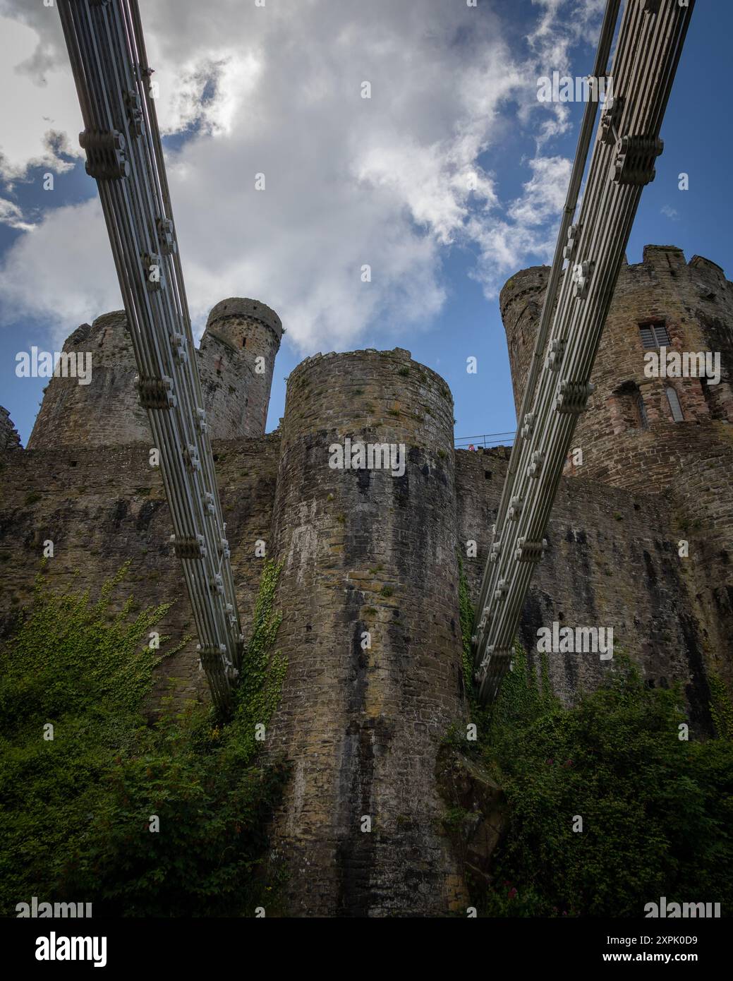 Château de Conwy Banque D'Images